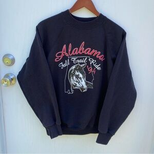 Vintage Alabama Horse Trail Ride Sweatshirt Size S